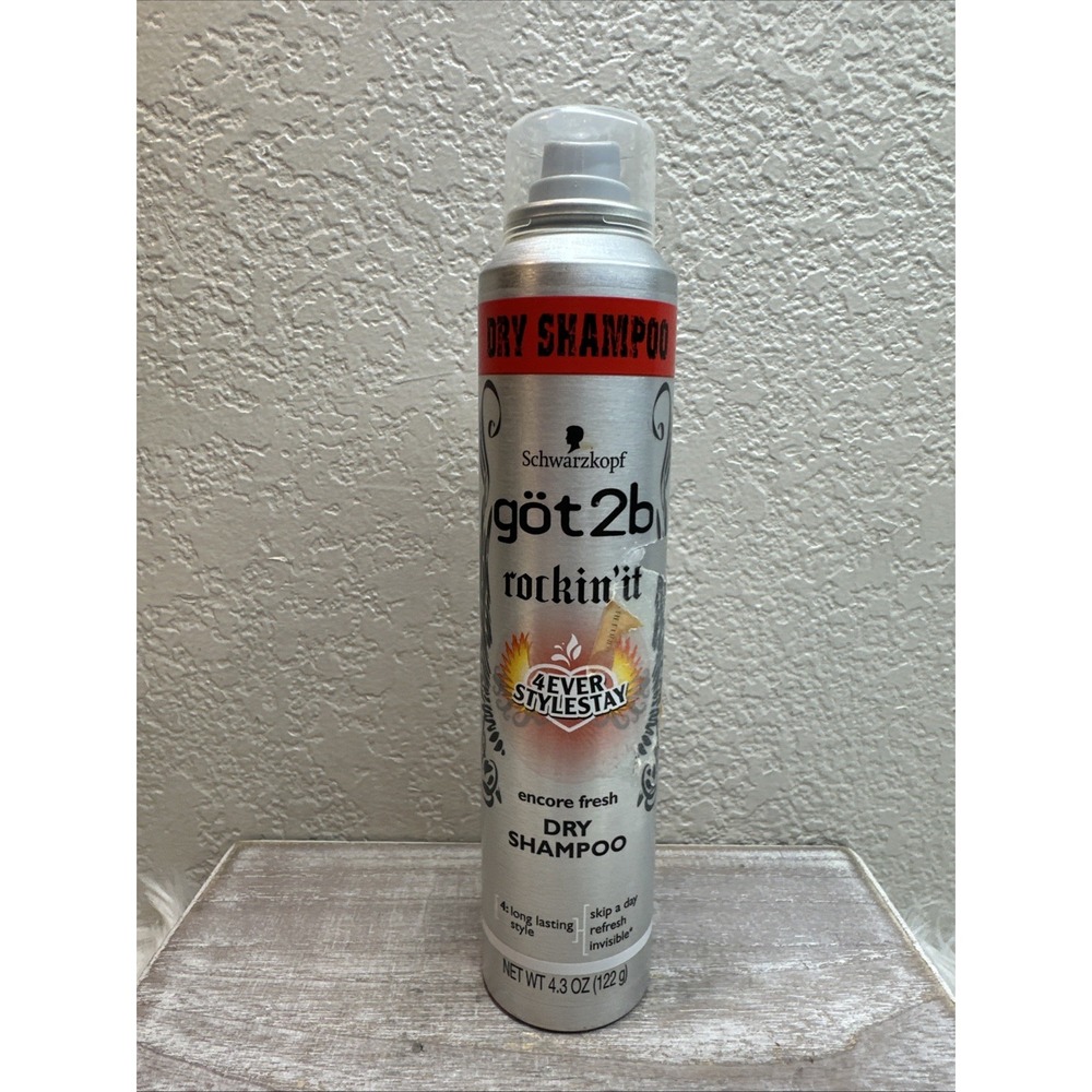 $25 🌙 Schwarzkopf Got2b Rockin' It Encore Fresh Dry Shampoo 4.3oz FLAW READ